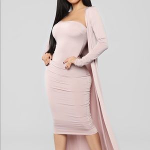 Fashion nova dress set still falling’ for you